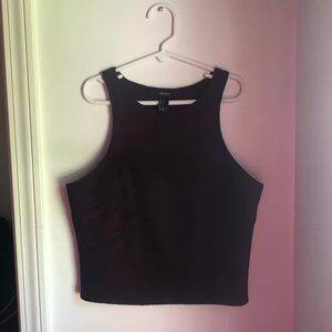 Marron crop top